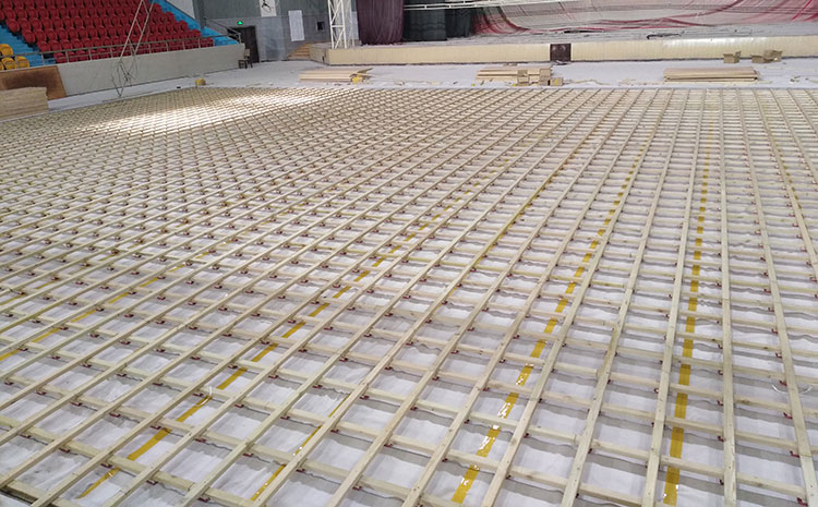 運動木地板龍骨如何鋪裝？