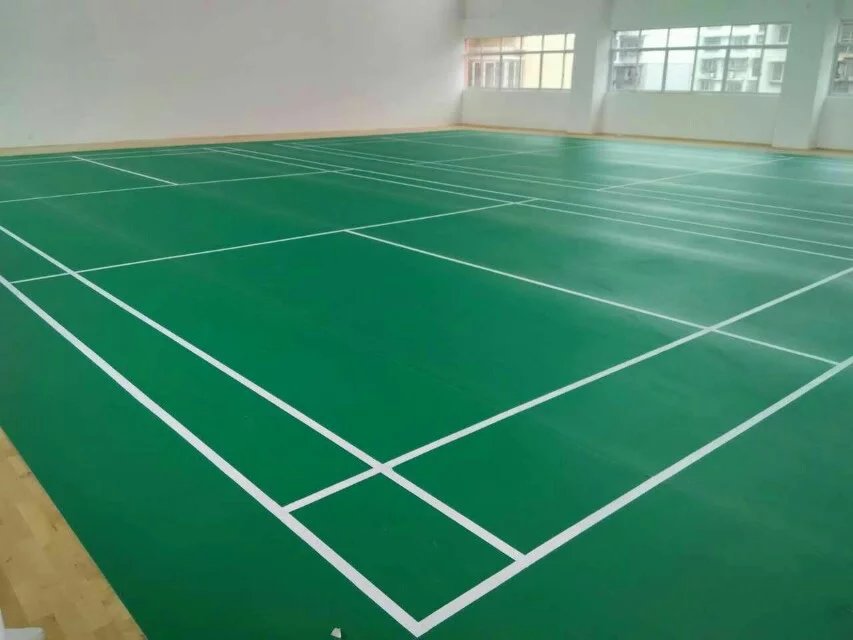 貴州黔南州消防隊運動館木地板鋪設工程