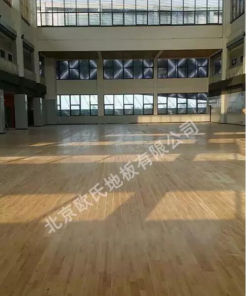 安徽蚌埠市懷遠全民健身活動中心楓木一級三拼板案例-圖2