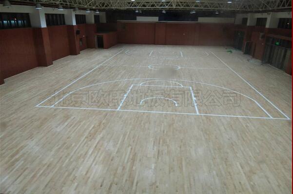 徐州樹恩中學籃球館木地板成功案例