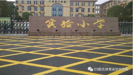 湖南寧鄉縣城南實驗小學體育館木地板成功案例