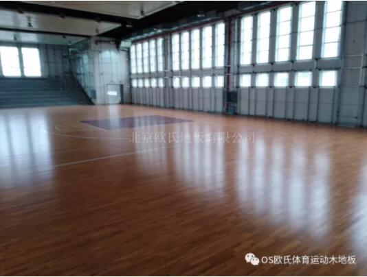 長沙市明德啟南中學體育館木地板成功案例