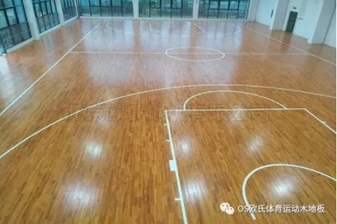 湖南華電常德發電有限公司運動木地板案例