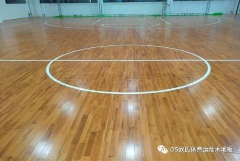 湖南華電常德發電有限公司運動木地板案例