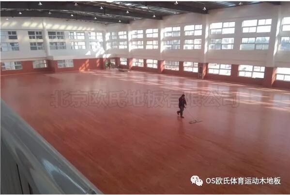 江蘇常州溧陽市南渡鎮體育館運動木地板案例