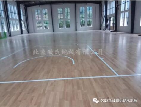杭州富陽區萬市中學體育館木地板成功案例