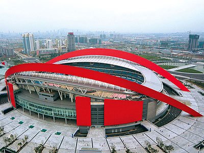 國內10大NBA級別籃球館之五  南京奧體中心體育館