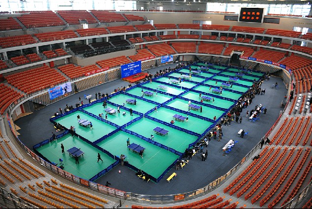 國內10大NBA級別籃球館之八  武漢體育中心體育館